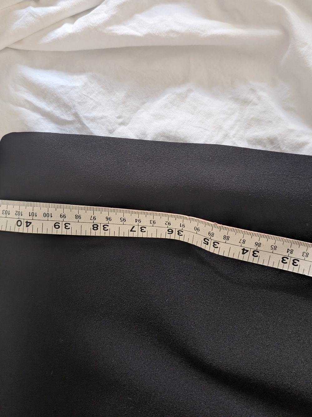 Calvin Klein Black Mini Sheath Dress with Cream Piping - Picture 4 of 4